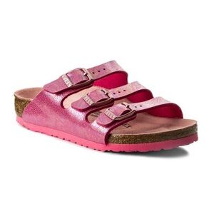 Birkenstock Kids’ Florida iridescent pink